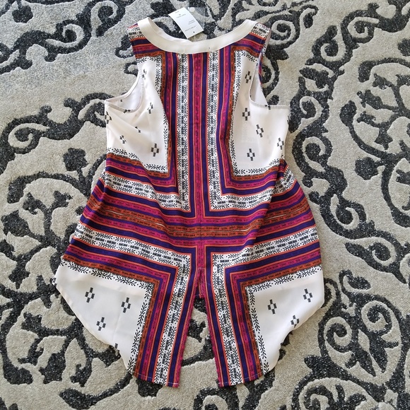 NWT Sanctuary button down sleeveless tank.  Sz: M - Picture 4 of 6